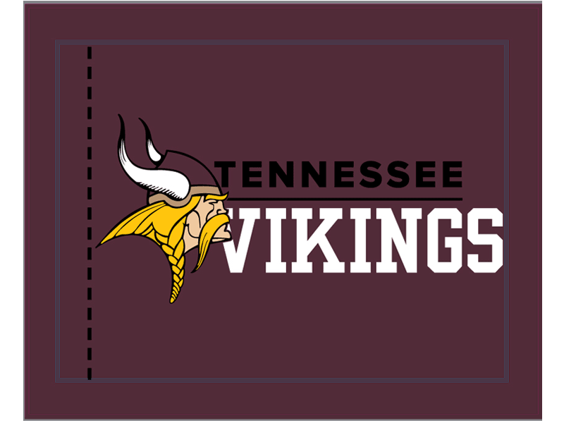 tennessee vikings Car Flag