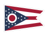 ohio Flag helmet sticker