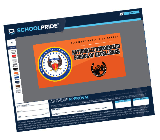 schoolpride® blue ribbon school layout