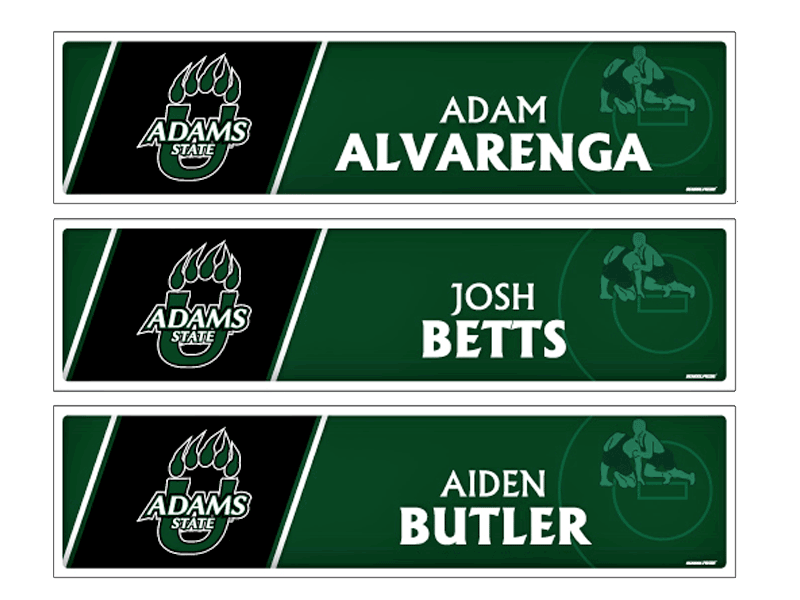 adams state locker tags