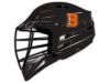 B lacrosse decal black helmet