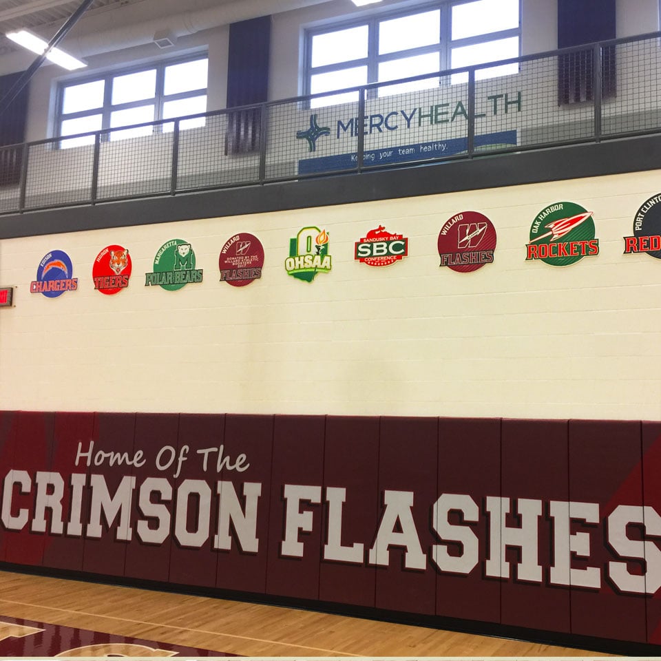 willard crimson flashes conference die-cuts