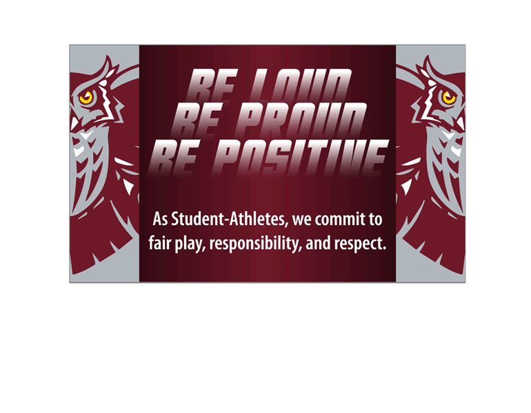 sportsmanship banner