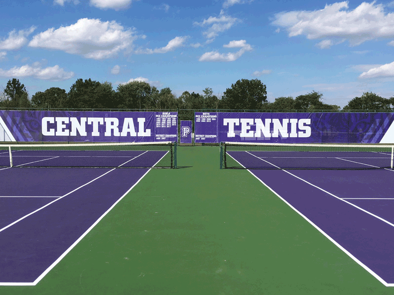 Pickerington Central Mesh Fence Banner