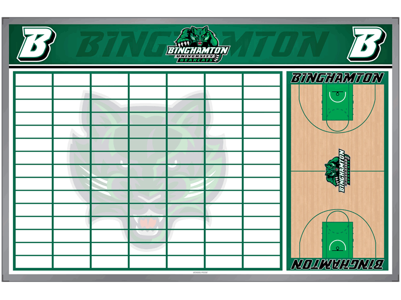 binghamton basketball court board