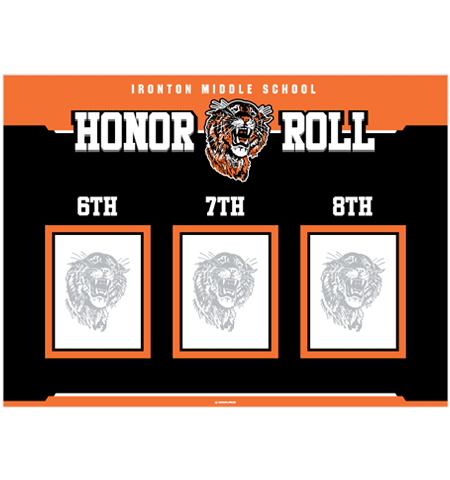 honor roll student photo board