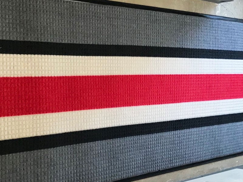 ohio state stripe rug