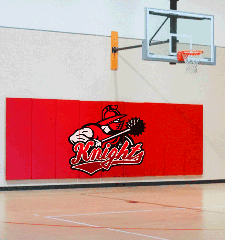High School Gym Wall Pads