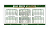 bear creek athletics 6 month calendar board