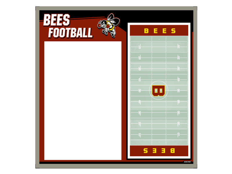  football field board dry erase