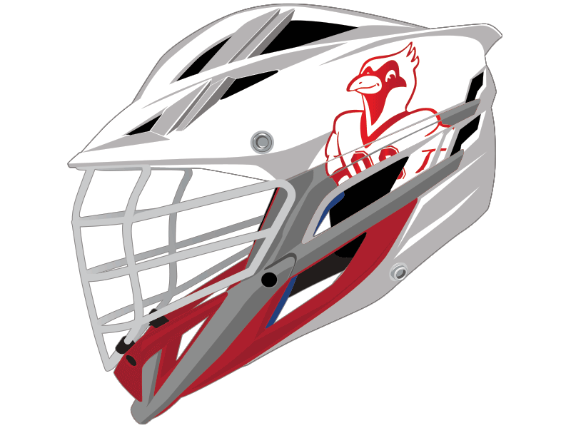 otterbein oversized lacrosse decal xrs