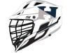 two tone H oversized side lacrosse helmet decal