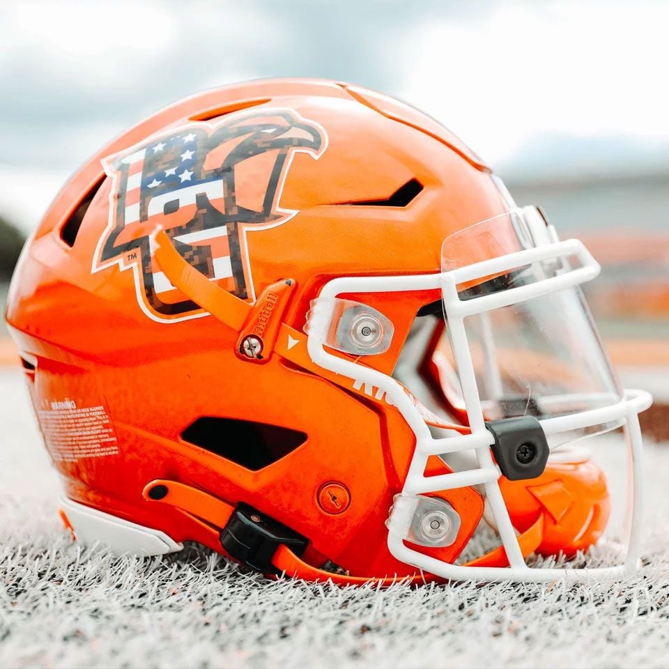 bowling green oversized football helmet decals