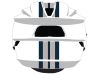 navy blue gold wide lacrosse helmet stripe