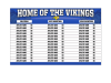 volleyball and basketball roster board