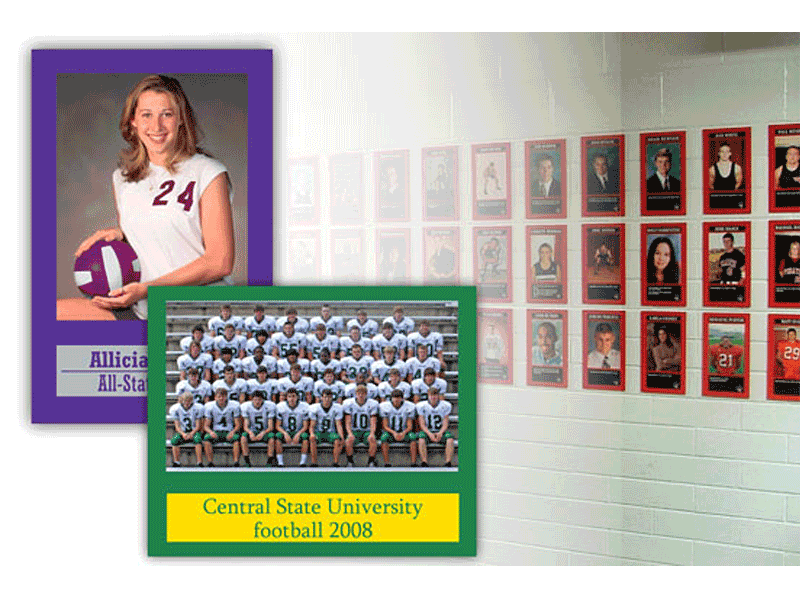 custom photo frames with text inserts