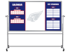 mobile calendar dry erase board