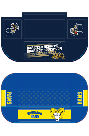 table throw examples of full back and partial back