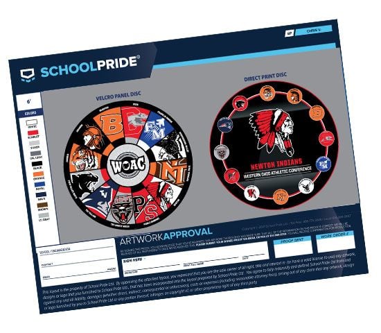 schoolpride&reg; conference disc artwork proof