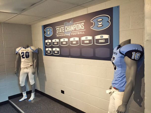 Benedictine High School State Championship Board