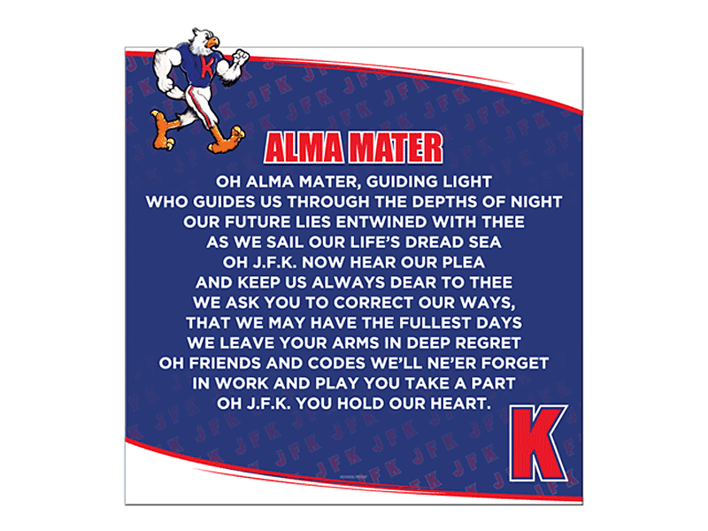 alma mater plaque