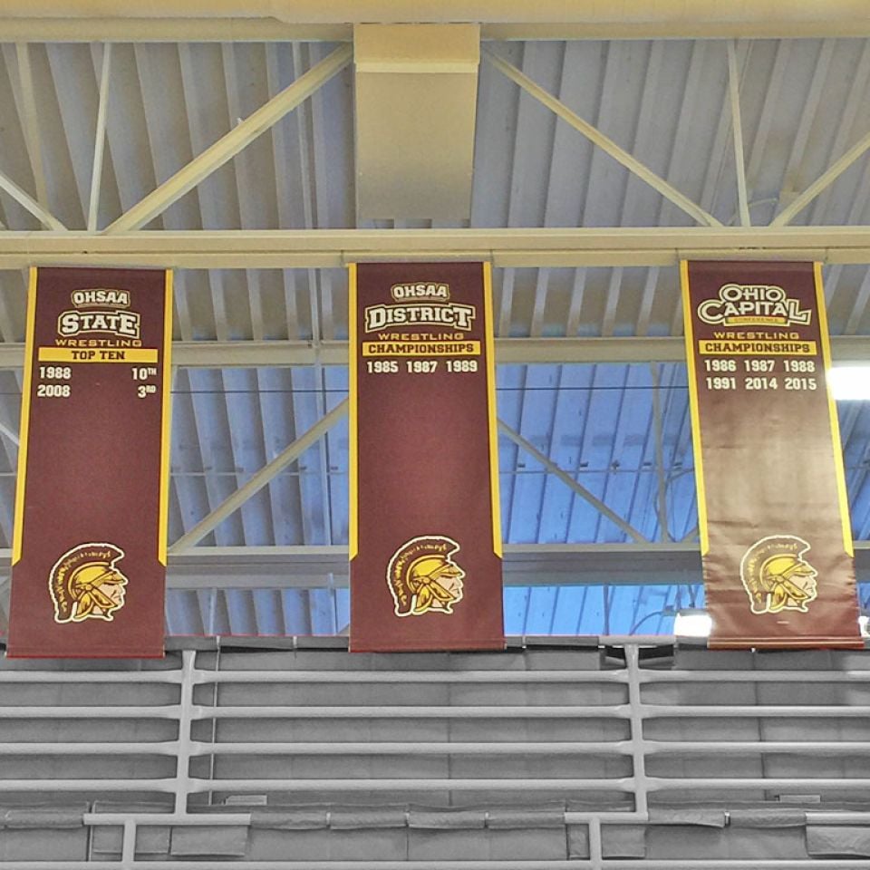 wrestling championship banners