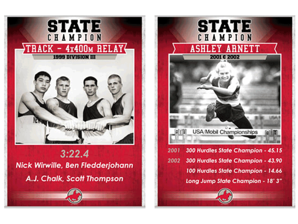 custom plaques in various styles