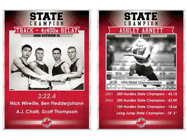 custom plaques in various styles