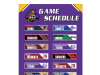 nameplate schedule board with slide-in plates