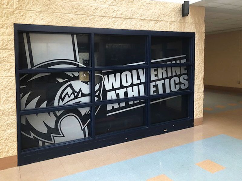 wolverine athletics window film