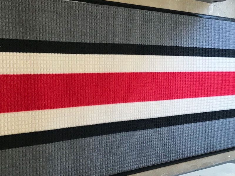 ohio state stripe rug