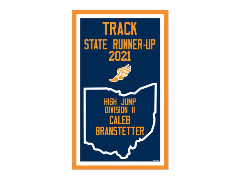 high jump recognition banner