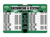 snap in swimming & diving record board