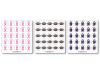 memorial football helmet sticker examples