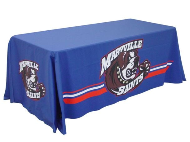 Table Throw with front and side graphics