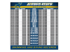 Alfred University snap in swimming record board