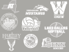 budget window sticker collage