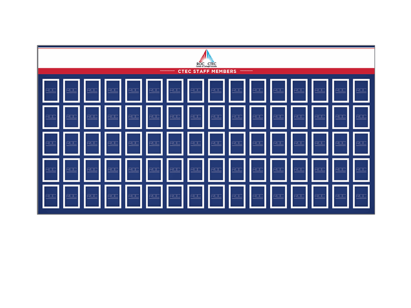 corporate staff photo board