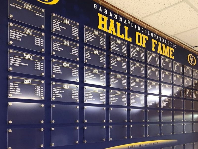 hall of fame pro series board - gahanna lincoln