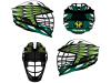 lacrosse helmet wrap wing style green