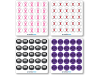 memorial football helmet sticker examples
