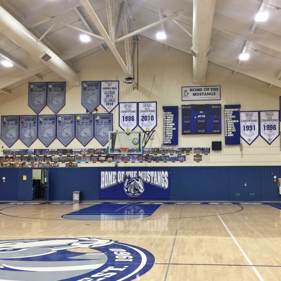 pioneer high school championships banners