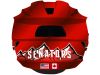 senators mountainscape back and neck lacrosse decals red helmet