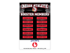 booster members nameplate board