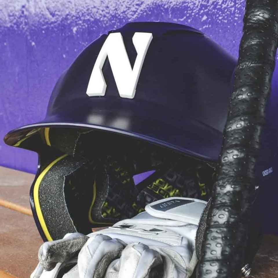 northwestern university 3D Batting Decals