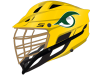 green and white eye lacrosse decal yellow helmet
