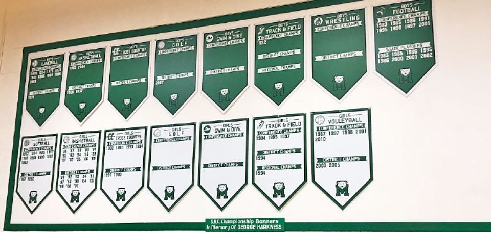 green and white add a year banners by SchoolPride®