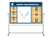 rolling basketball court board