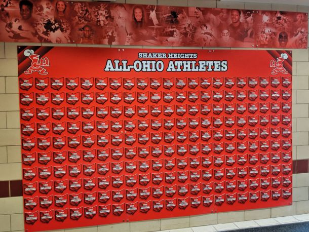 Shaker Heights High School All Ohio Pro-Series Board