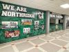 northridge high school wall wrap with dimensional student photos